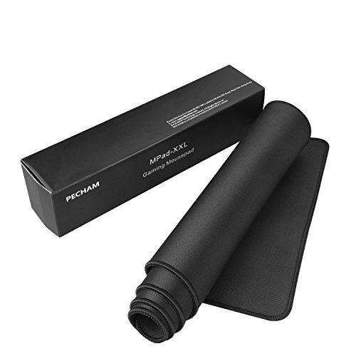 PECHAM Großes Computer Gaming Office Mauspad – Größe XXL – Maus Mat /Pad Wasserfestes Mouse Pad -mit Anti-Rutsch-Gummi-Basis – In den Maßen: 770x290x3mm-Spezielle Oberflächen-Textur für präzise Kontrolle - 7