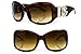 Produktbild DG Eyewear Sonnenbrillen von DG Studio ® für Frauen Neu Kollektion - UV400 - Schutz - Damen Mode Braun Designer Übergröße - Modell: DG Beverly (Damen-Accessories ) Sonnenbrille