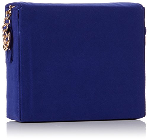 New Look Women's Fever Cross-Body Bag Blue (Mid Blue)