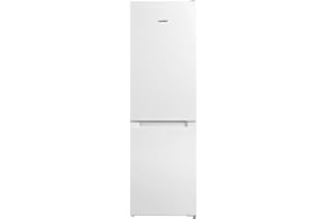 COMFEE' Freestanding Fridge Freezer 174 Litre RCB169WH2(E) Low Frost Fridge with Reversible Door Hinge - Energy Saving LED lights & Adjustable thermostat – Low Noise- White