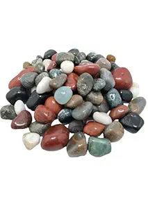 Artifii Home Decorative Stones for Vase Filler or Pebbles for Home Decor/Home Decorative Capsule Pebbles/Glass/Gravels/Stone/Beads for Aquarium, Table, Vase, Fountain (Mutlicolor, 480 Gram)