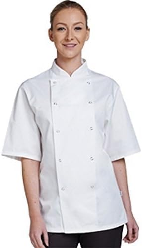 Denny's AFD Brand Special Value chef Jacket Long Sleeve White (XS- fit chest 32/34