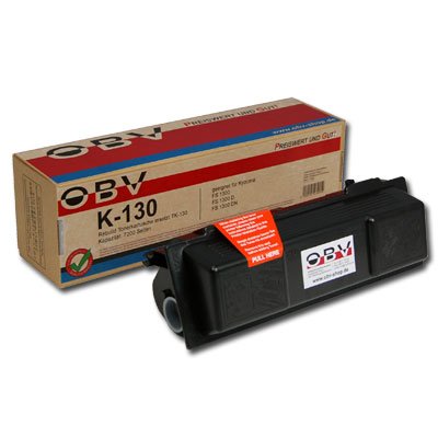OBV FS 1300 kompatibler Toner ersetzt Kyocera TK-130 / 1T02HS0EU0 , Kapazität 7200 Seiten, schwarz
