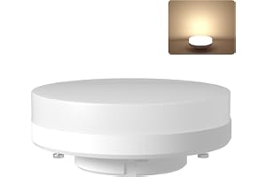 HCFEI 1 x GX53 LED‑lampa 10W 230V varmvit 2700K, taklampa, underskåpslampa, flimmerfri spotlight