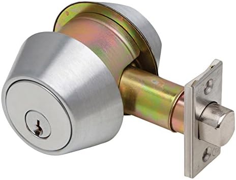 Dexter Commercial Hardware DB2000-DCT-605-KDC Double Cylinder, Grade 2, KDC, Deadbolt, Bright Brass