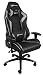 Produktbild Lucky Suppliers E-Win Champion Series Schreibtischstuhl/Gaming Stuhl/Bürostuhl/Chefsessel mit Armlehnen, Hochwertig Kunstleder PU, Sportsitz inklusiv Kissen Schwarz Grau