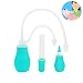 Nasal Aspirator for Baby - IntiPal Baby Nose Aspirator Medicine Dropper - Snot Sucker for Removing Mucus Gently (Light Blue)