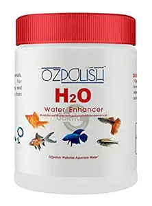 OZPOLISH H2O by Aquatic Habitat - Sai Aqua World - Tap & Underground Water Conditioner -Aquarium Water Softener- Essential Minerals & Salts- 180 gm