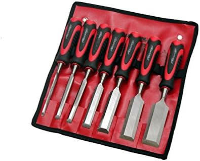 BAKING TOOLS 7pc Carpenters Wood Working Chisel Tool Set Hand Chisels 6,10,12,19,25,32,38mm