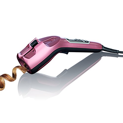 VITALmaxx 02174 Professioneller Hair Curler | Für jeden Haartyp | Für leichte bis definierte Locken | Automatiksystem & Wählbare Umdrehungen | Schwarz-Rosa - 4
