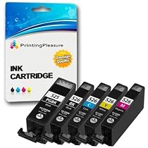 Confezione 5 Cartucce Inchiostro Compatibili Per Canon 225 E 226 - Nero, Ciano, Magenta, Giallo