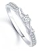 Lady Touch Superb Silver Plated Beautiful Diamond Design 24K Silver Ring For Girls And Women RS.275.00