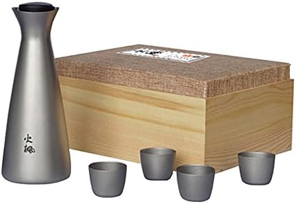 Fire-maple Portable Titanium Flagon Outdoor Camping Wine Pot with Cup Travel Drinkware 450ml/15.1oz(FMC-1703003)