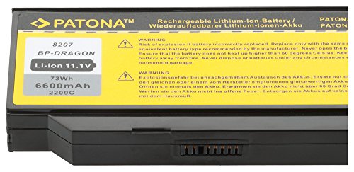 *6600mAh* PATONA Akku f. Medion Akoya P7610 P8612 P8610 P8614 P8611 E8410 X8610 - 5