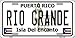 Produktbild Ganheuze Smart Blonde 2870 Rio Grande Puerto Rico Metal Novelty License Plate