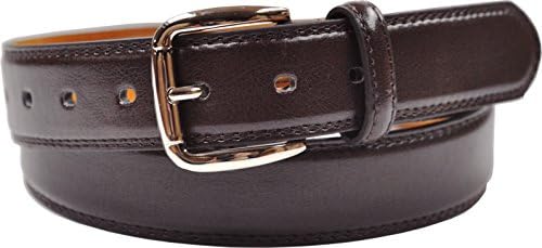 Childs Boys Classic Ossi® 30mm Double Stitched Leather Lined Belt 20" - 40" Waist (6 Cols)