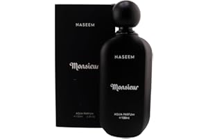 FLUEZ Monsieur Profumo Arabo Uomo di Nicchia Senza Alcol – Fragranza Lunga Durata Elegante e Rinfrescante – Eau de Parfum Orientale Prestige Collection – Made in UAE