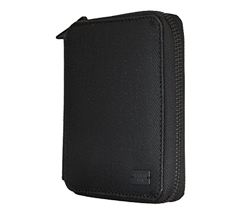 Preisvergleich Produktbild REPLAY Geldbeutel Geldbörse Portemonnaie Denim Leder Schwarz 5341