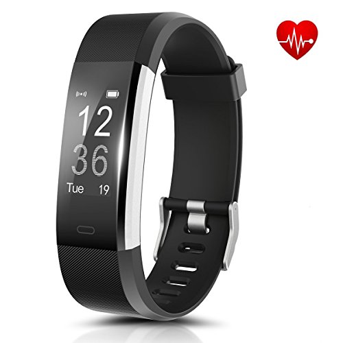 Fitness Tracker, Witmoving 0.96'' Waterproof Bluetooth Heart Rate Monitor Smart Bracelet Wristband with Pedometer Sleep Tracker Touchscreen for iPhone Samsung IOS Android Smartphones