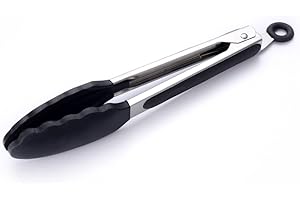 Cadac Pince à Grill 28cm - Acier Inoxydable - Plastique - Pinces et spatules - Accessoires pour grillades - Noir - Gris - Barbecue