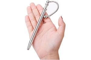 JJA Magnetic Think Ink Fidget Pen, Metal Roller Spring Flex Ball, Creative Fidget Anxiety Toy, Stress Relief for Adults, Suitable for Traveling, Office & School Work