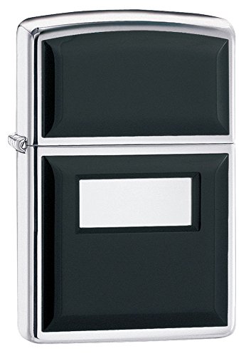 Preisvergleich Produktbild Zippo Feuerzeug, UltraLite Emblem Doppelseitig, Schwarz