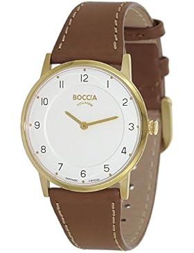 Boccia Damen-Armbanduhr Analog Quarz Leder 3254-02