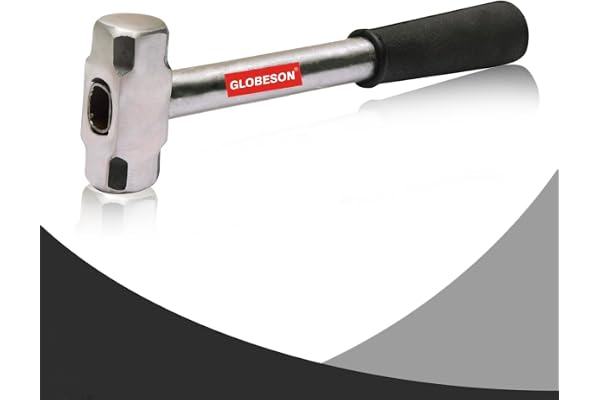 GLOBESON SLEDGE HAMMER IRON HANDLE with GRIP (2LB) (1kgs) (Large)