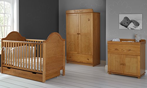 Obaby B is for Bear 3 Piece Double Furniture Set - Country Pine