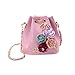 Produktbild Taschen Umhängetaschen Damen Stickerei Rose Crossbody Bag Körper Handtaschen Geldbörse LMMVP (Rosa1)