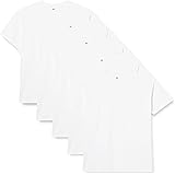 Fruit of the Loom Super Premium Manica Corta T-Shirt (Pacco da 5) Uomo