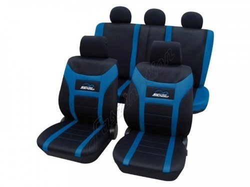 Preisvergleich Produktbild Faszination 5162 Autoschonbezug Komplett-Set, Schwarz Blau