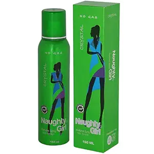 Naughty Girl CRYSTAL No Gas Perfume spray for Women- 150ml