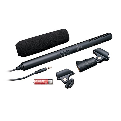 Audio-Technica ATR-6550 - Micrófono de condensador, color negro