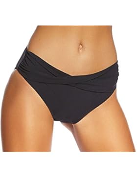 Damen Schwimm-Badeslip / Bikini Slip / Badehose / Baderock mit integriertem Slip Schwarz verschiedene Varianten...