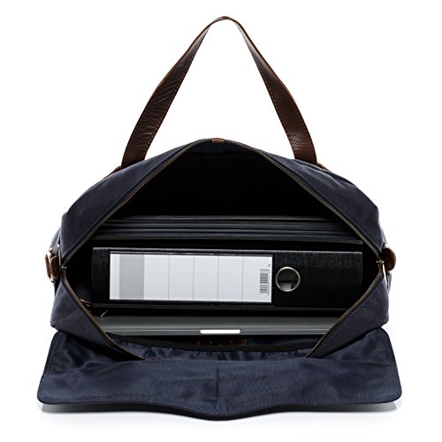 SID   VAIN   Laptoptasche CHASE - Unisex Notebooktasche gro   Ledertasche 15 4 Zoll Laptop Extra-Abtrennung - Businesstasche Damen Herren echt Leder b