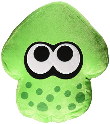 Preisvergleich Produktbild Splatoon 2 14" Plush Pillow: Squid, Neon Green