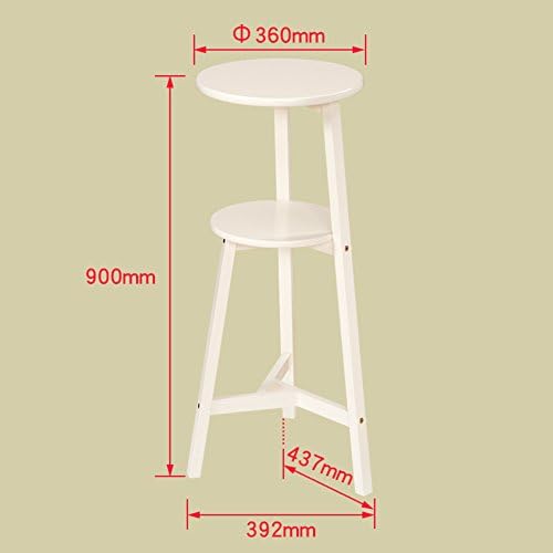 American solid wood flower racks living room furniture multilayer flower racks shelf circular laminates storage shelf-E