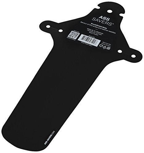 Ass Savers Brook Shield Wide Bike Mud Guard - Black, 33 cm by ASS SAVE