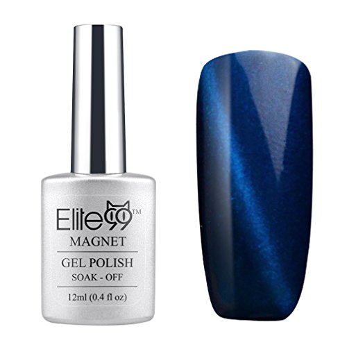 Elite99 UV LED Cat Eye 3D Farbe Gel auflösbarer Nagellack Pearl 12ml