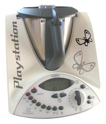 Aufkleber passend fr den Thermomix TM31 Playstation-fine- Schmetterling - Vinylfolie Aufkleber passend fr den Thermomix TM31 Playstation-fine- Schmetterling - Vinylfolie
