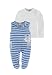 Kanz Boy's Strampler + T-Shirt 1/1 Arm Footies, Mehrfarbig (y/d stripe 0001), 62