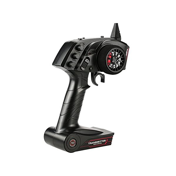 GoolRC TG3 Transmisor de Control Remoto Radio Digital 2.4GHz 3CH con Receptor para RC Barco Coche - Image 4