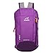 Produktbild HWJIANFENG Damen Herren Nylon Daypacks Backpack Rucksack Schulrucksack Schule Uni Outdoor Freizeit Reise Sport 15L wasserdicht, Lila