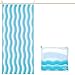 Produktbild just be. Mikrofaser Strandtuch - Blaue Wellen - XXL 200 x 90cm