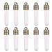 Produktbild Hemore 10pcs Tube Form Flasche Exquisite Mini Glasflaschen Basteln Deseo Flaschen Leere Kunst Anhänger Charme