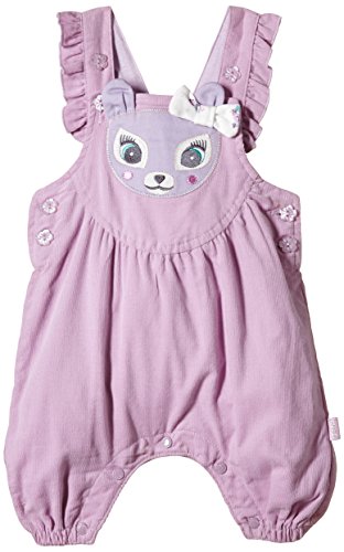 Pumpkin Patch Baby-Girls Babycord Deer Dungarees, Purple (Lupin), 0-3 Months