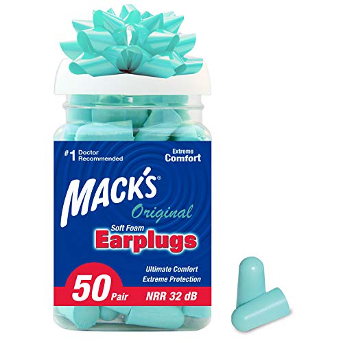 Mack's Ear Care Original Soft Foam Earplugs, 50 Pair by Mack's Ear Care