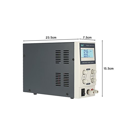 KKmoon 0-60V 0-5A 3 Digits Variable Digital Regulierte DC Ausgangsspannung Einstellbar Aktuelle LCD Anzeige EU-Stecker Schaltnetzteil - 8