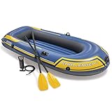 barcas hinchables niños Longitud del remo: 1,22 m INTEX Barca Inflable Challenger 2 68351NP con remos e hinchador Deporte